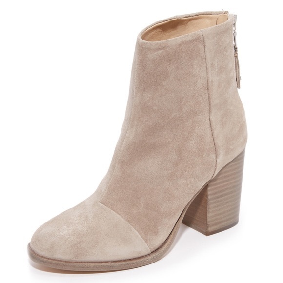 rag & bone Ashby Suede Ankle Boot 38 in Stone - Picture 1 of 6